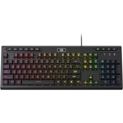 Gaming Keyboard REDRAGON ADITYA K513-RGB  – Membrane Switch – Full-Size – RGB Backlit – Black