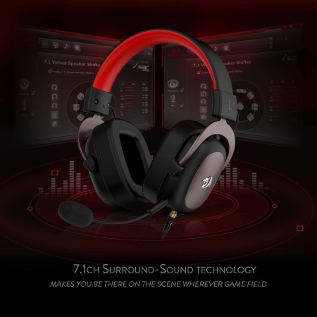 سماعة الألعاب REDRAGON ZEUS 2 H510 بصوت محيطي 7.1 وميكروفون احترافي – أسود سماعة الألعاب REDRAGON ZEUS 2 H510 بصوت محيطي 7.1 وميكروفون احترافي – أسود