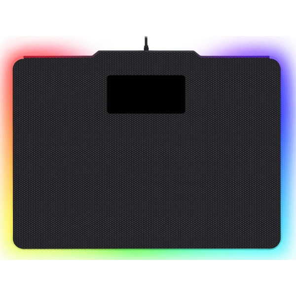 عروض اليوم الوطني ال 95 - ردراجون EPEIUS P009  ماوس باد صلبة احترافية للألعاب بحواف مضية RGB - أسود