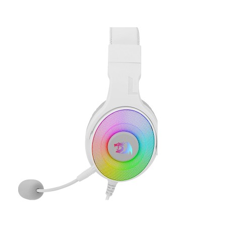 سماعة رأس سماعة REDRAGON H350W Pandora, صوت محيطي 7.1, ميكروفون عالي الحساسية , إضاءة RGB, بطانة أذن مريحة - أبيض سماعة رأس سماعة REDRAGON H350W Pandora, صوت محيطي 7.1, ميكروفون عالي الحساسية , إضاءة RGB, بطانة أذن مريحة - أبيض