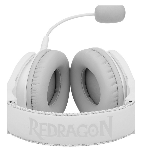 عروض الجمعة البيضاء - سماعة رأس  سماعة REDRAGON H350W Pandora, صوت محيطي 7.1, ميكروفون عالي الحساسية , إضاءة RGB, بطانة أذن مريحة - أبيض