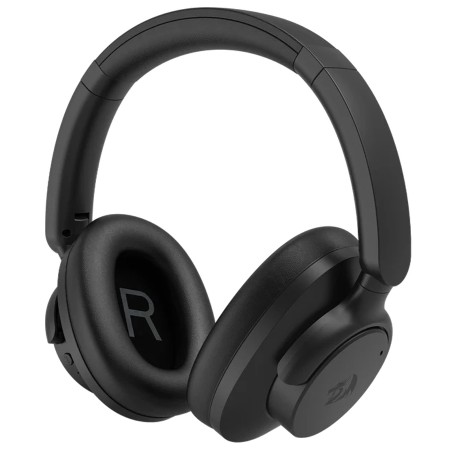 سماعة ألعاب لاسلكية REDRAGON H610 VibeCore، مزودة بتقنية إلغاء الضوضاء النشطة، وعمر بطارية طويل يصل حتى 50 ساعة  - اسود