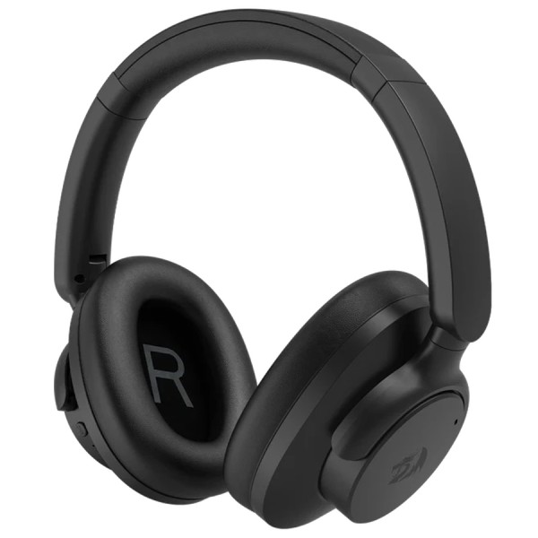 Wireless Gaming Headset REDRAGON H610 VibeCore ,Active Noise Cancelling ,Long battery life up to 50 hours (36 hours with ANC on) ,Comfortable design - Black