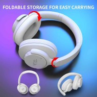 Wireless Gaming Headset REDRAGON H610 VibeCore ,Active Noise Cancelling ,Long battery life up to 50 hours (36 hours with ANC on) ,Comfortable design - White