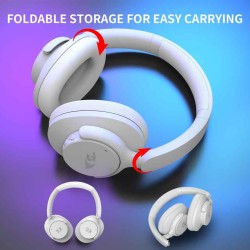 سماعة ألعاب لاسلكية REDRAGON H610 VibeCore، مزودة بتقنية إلغاء الضوضاء النشطة، وعمر بطارية طويل يصل حتى 50 ساعة (36 ساعة مع تفعيل ANC)، تصميم مريح للاستخدام - اfdq