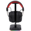 Gaming Headset Stand REDRAGON HA300 Scepter Pro RG ,Dynamic RGB lighting ,4 × USB 2.0 ports for device ,Durable aluminum