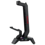 ستاند السماعات للألعاب REDRAGON HA311 SCEPTER ELITE، مع مثبت كابل الفأرة لتسهيل حركة الماوس، وإضاءة RGB ديناميكية