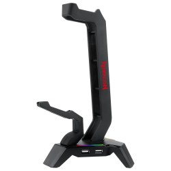 ستاند السماعات للألعاب REDRAGON HA311 SCEPTER ELITE، مع مثبت كابل الفأرة لتسهيل حركة الماوس، وإضاءة RGB ديناميكية
