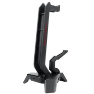 ستاند السماعات للألعاب REDRAGON HA311 SCEPTER ELITE، مع مثبت كابل الفأرة لتسهيل حركة الماوس، وإضاءة RGB ديناميكية