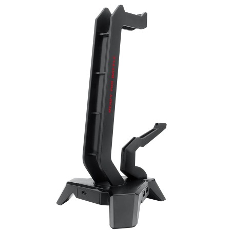 ستاند السماعات للألعاب REDRAGON HA311 SCEPTER ELITE، مع مثبت كابل الفأرة لتسهيل حركة الماوس، وإضاءة RGB ديناميكية