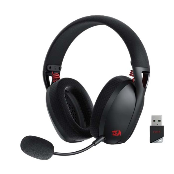 Redragon IRE Pro H848 Wireless + Blutooth Gaming Headset - Black