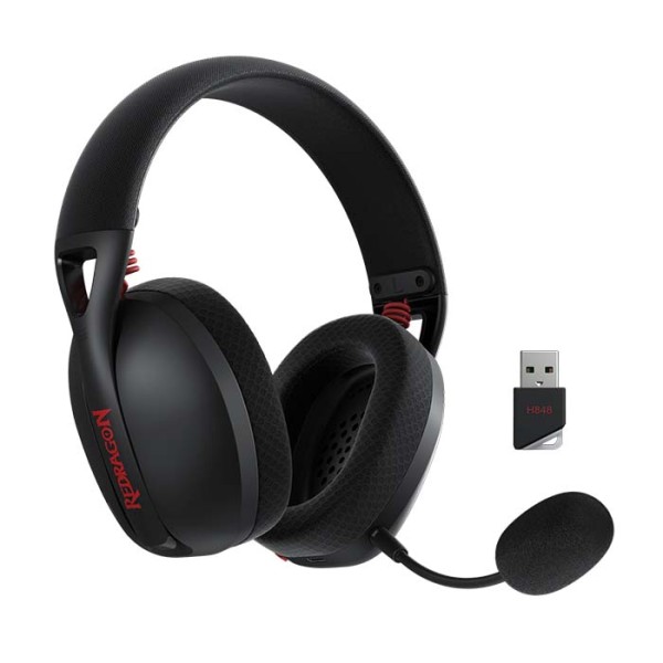 Redragon IRE Pro H848 Wireless + Blutooth Gaming Headset - Black