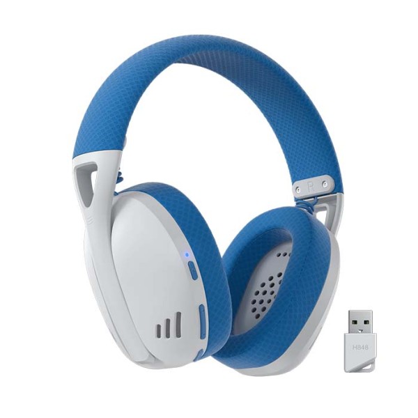 Redragon IRE Pro H848 Wireless + Blutooth Gaming Headset - Blue