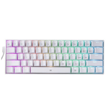 كيبورد ألعاب ميكانيكي سلكي ريدراجون Dragonborn K630W - 60% - أبيض كيبورد ألعاب ميكانيكي سلكي ريدراجون Dragonborn K630W - 60% - أبيض