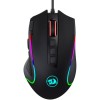 فأرة العاب سلكية Redragon M612-RGB Predator , حساسية قابلة للتبديل حتى 8000 DPI, مع 9 أزرار مخصصة, معدل استجابة إلى 1000Hz - أسود