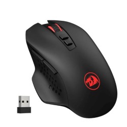 فأرة العاب لاسلكية Redragon M656 Gainer, حساسية قابلة للتبديل حتى 4000 DPI, مع 7 أزرار قابلة للتخصيص, مخصصة لليد اليمنى - أسود