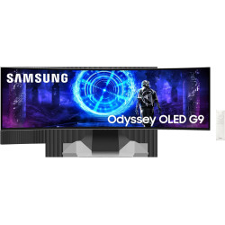 Gaming Monitor Samsung odyssey G9-G95SD DQHD 49 inch Curved OLED 240Hz 0.03ms G-Sync - Silver