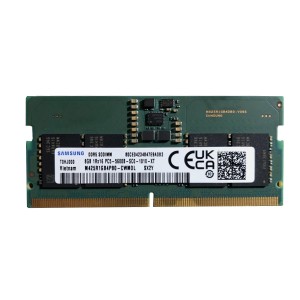 ذاكرة لابتوب من SAMSUNG, سعة 8GB DDR5, تردد 5600MHz,  جهد منخفض 1.1 فولت, متوافقة مع أجهزة اللابتوب الحديثة التي تدعم فتحات DDR5 SODIMM