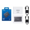 Samsung T7 2TB Portable SSD, 4TB, Up to 1050 MB/s read , aluminum metal design, USB 3.2 Gen2, Samsung Magician Software - BLACK