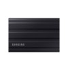 وحدة تخزين خارجية Samsung T7 Shield, بسعة 2 تيرابايت, سرعة قراءة تصل إلى 1050 مب/ثا, تصميم متين مع مقاومة الماء والغبار بمعيار IP65, مقاوم للصدمات - أسود