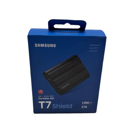 قرص تخزين محمول Samsung T7 Shield سعة 2TB USB 3.2 Gen 2 - سرعة 1050MB/s