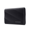 وحدة  تخزين خارجية Samsung T9 Portable SSD, سعة 1 تيرابايت, سرعات قراءة و كتابة تصل إلى 2000 مب/ثا,  واجهة USB 3.2 Gen 2×2 (20Gbps),  تقنية NVMe PCIe, تصميم مقاوم للصدمات - أسود