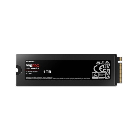 SAMSUNG 990 PRO with heatsink, 2TB M.2 2280, PCIe4.0 ×4 NVMe, Read Speed Up to 7450 MB/s, 3D TLC V-NAND, support Samsung Magician SAMSUNG 990 PRO with heatsink, 2TB M.2 2280, PCIe4.0 ×4 NVMe, Read Speed Up to 7450 MB/s, 3D TLC V-NAND, support Samsung Magician