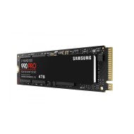 وحدة تخزين داخلية Samsung 990 PRO, سعة 4 تيرابايت, تصميم M.2 2280 NVMe,  واجهة PCIe 4.0 ×4 , سرعة القراءة حتى 7450 مب/ثا, ذاكرة 3D TLC V-NAND, دعم Samsung Magician