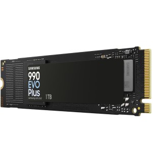 وحدة تخزين SSD سامسونج 990 EVO Plus بسعة 1 تيرابايت NVMe M.2 بسرعة تصل إلى 7150 ميجابايت في الثانية مع تصميم موفر للطاقة وتقنية HMB وذاكرة NAND من نوع TLC