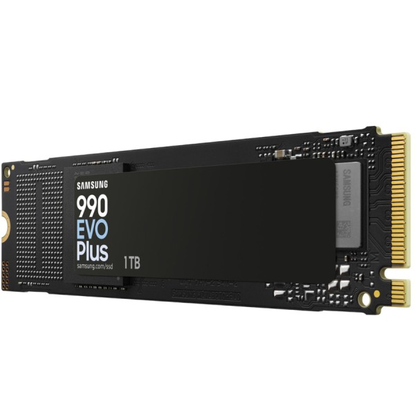 Samsung 990 EVO Plus 1TB NVMe M.2 SSD ,up to 7150 MB ,Power efficient design ,HMB technology ,NAND TLC