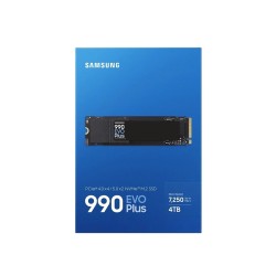 وحدة تخزين داخلية Samsung 990 EVO PLUS, سعة 4 تيرابايت, تصميم M.2 2280 NVMe,  واجهة PCIe 4.0 x4 , سرعة القراءة حتى 7250 مب/ثا, ذاكرة V-NAND TLC, دعم Samsung Magician