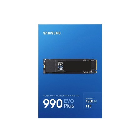 Samsung 990 EVO Plus 4TB M.2 NVMe PCIe 4.0 SSD - Up to 7250MB/s Read
