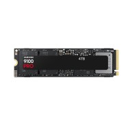 وحدة تخزين داخلية Samsung 9100 PRO, سعة 4 تيرابايت, تصميم M.2 2280 NVMe,  واجهة PCIe 5.0 ×4, سرعة القراءة حتى 14,800 مب/ثا, ذاكرة 3D TLC V-NAND, دعم برنامج Samsung Magician
