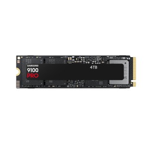 وحدة تخزين داخلية Samsung 9100 PRO, سعة 4 تيرابايت, تصميم M.2 2280 NVMe, واجهة PCIe 5.0 ×4, سرعة القراءة حتى 14,800 مب/ثا, ذاكرة 3D TLC V-NAND, دعم برنامج Samsung Magician وحدة تخزين داخلية Samsung 9100 PRO, سعة 4 تيرابايت, تصميم M.2 2280 NVMe, واجهة PCIe 5.0 ×4, سرعة القراءة حتى 14,800 مب/ثا, ذاكرة 3D TLC V-NAND, دعم برنامج Samsung Magician