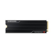 وحدة تخزين داخلية Samsung 9100 PRO مع مشتت حراري, سعة 4 تيرابايت, تصميم M.2 2280 NVMe,  واجهة PCIe 5.0 , سرعة القراءة حتى 14,800 مب/ثا, ذاكرة 3D TLC V-NAND, دعم Samsung Magician