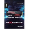 Samsung 990 Pro SSD 4TB Pcie 4.0 M.2 Nvme 7450mb/s With HeatSink
