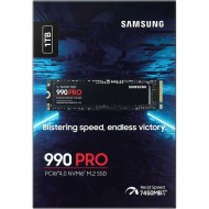 SAMSUNG 990 PRO SSD 1TB PCIe 4.0 M.2 NVME Internal Solid State Drive 7450MB/s