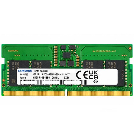رام لابتوب سامسونج 8GB DDR5 بتردد 4800MT/s - SO-DIMM رام لابتوب سامسونج 8GB DDR5 بتردد 4800MT/s - SO-DIMM
