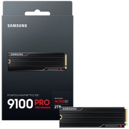 تخزين  سامسونج 9100 برو 2TB - واجهة PCIe 5.0 - مشتت حراري - سرعة فائقة جد
