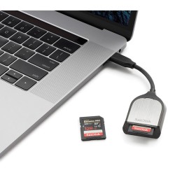 SANDISK SDDR-409-G46 EXTREME PRO SD UHS-II USB-C READER - سانديسك قارئ بطاقات ذاكرة احترافي