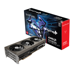 كرت شاشة سافاير S88- نيترو+ أيه إم دي راديون RX 9070 XT بسعة 16 جيجابايت مكسورة السرعة - ثلاث مراوح 