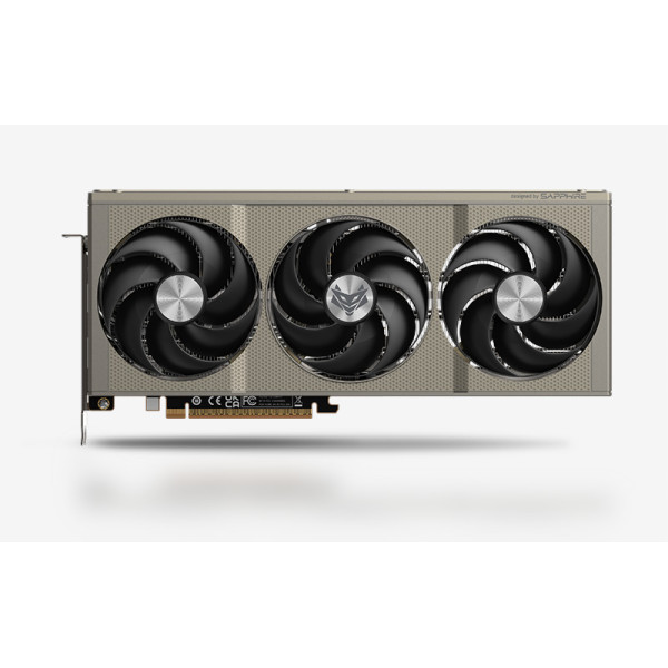 كرت شاشة SAPPHIRE NITRO+ Radeon RX 9060 XT 16GB GDDR6 ثلاثي المراوح – أبيض/أسود