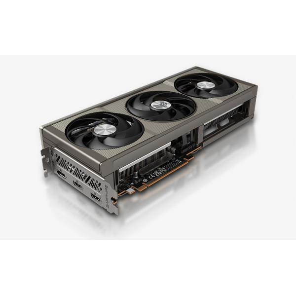 كرت شاشة SAPPHIRE NITRO+ Radeon RX 9060 XT 16GB GDDR6 ثلاثي المراوح – أبيض/أسود