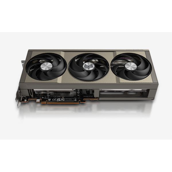 كرت شاشة SAPPHIRE NITRO+ Radeon RX 9060 XT 16GB GDDR6 ثلاثي المراوح – أبيض/أسود