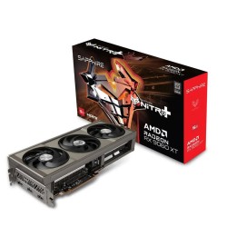 كرت شاشة SAPPHIRE NITRO+ Radeon RX 9060 XT,  ذاكرة 16GB GDDR6, معمارية RDNA 4, نظام تبريد Tri-X بثلاث مراوح, واجهة PCIe 5.0 x16 - أسود 