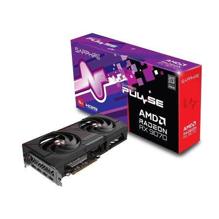 Sapphire Pulse RX 9070 - 16GB - 2520 MHz Boost - High Graphics Power