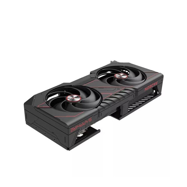 كرت شاشة SAPPHIRE PULSE Radeon RX 9070, ذاكرة 16GB GDDR6, معمارية RDNA 4, تبريد ثنائي المروحة, واجهة PCIe 5.0 x16 - أسود