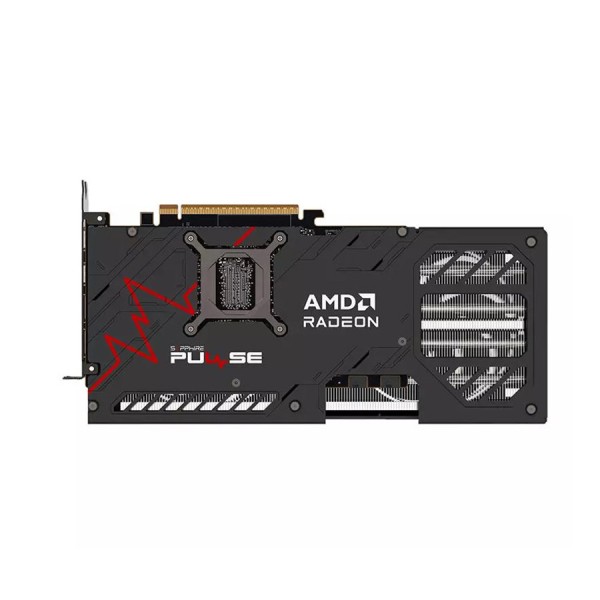 كرت شاشة SAPPHIRE PULSE Radeon RX 9070, ذاكرة 16GB GDDR6, معمارية RDNA 4, تبريد ثنائي المروحة, واجهة PCIe 5.0 x16 - أسود