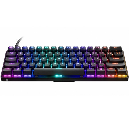 كيبورد قيمنق ستيل سيريز Apex 9 Mini مقاس 60% - سويتشات OptiPoint Linear Optical - إضاءة RGB كيبورد قيمنق ستيل سيريز Apex 9 Mini مقاس 60% - سويتشات OptiPoint Linear Optical - إضاءة RGB