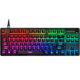 كيبورد قيمنق ستيل سيريز أبيكس 9 TKL - مفاتيح ضوئية خطية OptiPoint - إضاءة RGB - منفذ USB-C